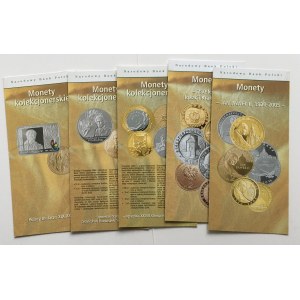 Prospekty emisyjne monet NBP, 25 sztuk.