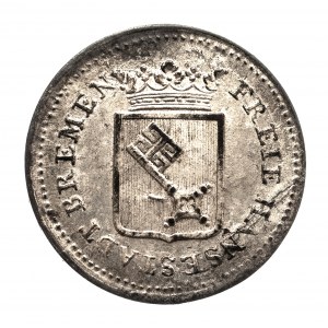 Niemcy, Brema, Wolne Miasto, 1 grote (grosz) 1840, Brema