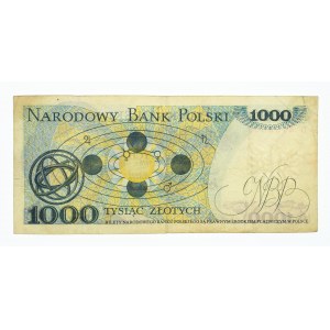 Polska, PRL 1944 - 1989, 1000 ZŁOTYCH 2.07.1975, seria D.