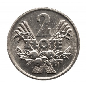 Polska, PRL 1844-1989, 2 złote 1970 odmiana A, Warszawa