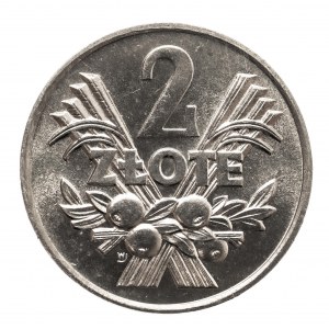 Polska, PRL 1844-1989, 2 złote 1970 odmiana B, Warszawa