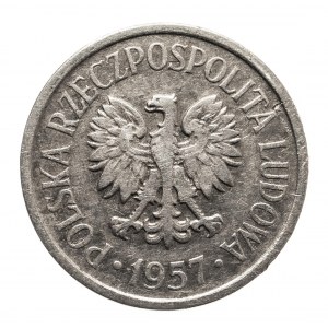Polska, PRL 1944-1989, 20 groszy 1957 b.zn.m., Warszawa