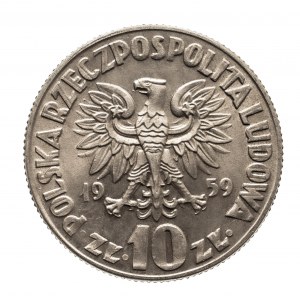 Polska, PRL 1944-1989, 10 złotych 1959 Kopernik, Warszawa (2)