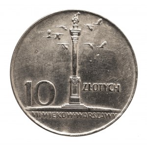 Polska, PRL 1944-1989, 10 złotych 1966 mała Kolumna Zygmunta, Warszawa (1)