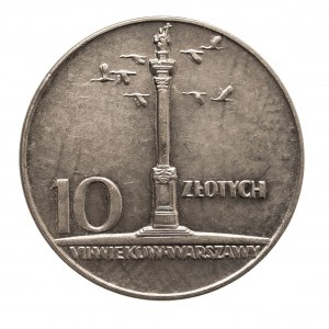 Polska, PRL 1944-1989, 10 złotych 1966 mała Kolumna Zygmunta, Warszawa (2)