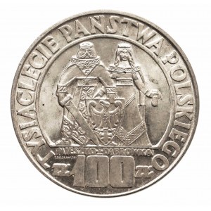 Polska, PRL 1944-1989, 100 złotych 1966 Mieszko i Dabrówka, Warszawa (1)