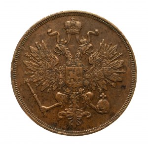 Zabór Rosyjski, Aleksander II 1854-1881, 3 kopiejki 1862 B.M., Warszawa