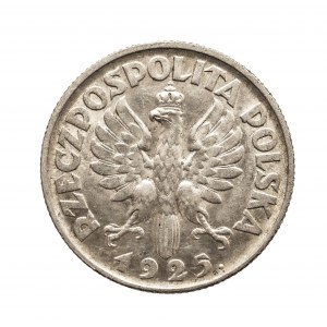 Polska, II Rzeczpospolita 1918-1939, 1 złoty 1925, Kobieta i kłosy, Londyn
