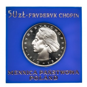 Polska, PRL 1944-1989, 50 złotych 1972, Fryderyk Chopin
