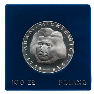 Polska, PRL 1944-1989, 100 złotych 1978, Adam Mickiewicz, srebro