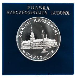 Polska, PRL 1944-1989, 100 złotych 1975, Zamek Królewski w Warszawie, srebro