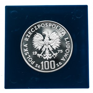 Polska, PRL 1944-1989, 100 złotych 1975, Ignacy Jan Paderewski, srebro