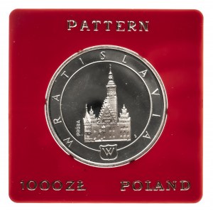 Polska, PRL 1944-1989, 1000 złotych 1987, Vratislavia, PRÓBA, srebro (1)