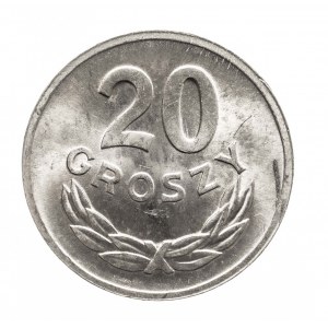 Polska, PRL 1944-1989, 20 groszy 1973 b.zn.m., Kremnica