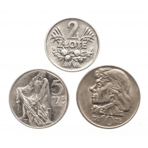 Polska, PRL 1944-1989, zestaw monet z 1960 roku, Warszawa