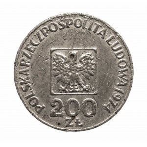 Polska, PRL 1944-1989, 200 złotych 1974, XXX LAT PRL, fałszerstwo z epoki !!!