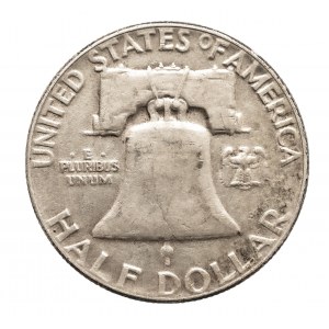 Stany Zjednoczone Ameryki, 1/2 dolara 1952 Franklin