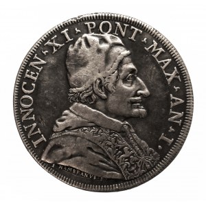 Watykan (Państwo Kościelne), Innocenty XI (1676–1689), piastra 1676, Rzym.