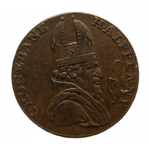 Irlandia, Token, półpensa 1789.