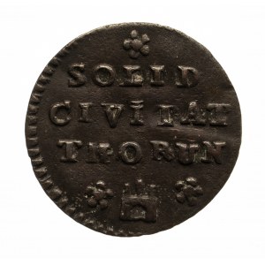 August III Sas 1733-1763, szeląg 1760, Toruń - data przy monogramie