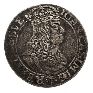 Polska, Jan II Kazimierz Waza 1649–1668 Szóstak, 1660 TLB, Kraków