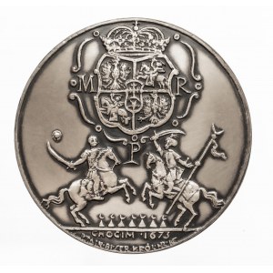 Polska, PRL, medal z serii królewskiej PTAiN NR 16, Michał Korybut Wiśniowiecki, 1981, Warszawa.