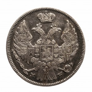 Zabór Rosyjski, Mikołaj I 1826-1855, 15 kopiejek / 1 złoty 1838 MW, Warszawa