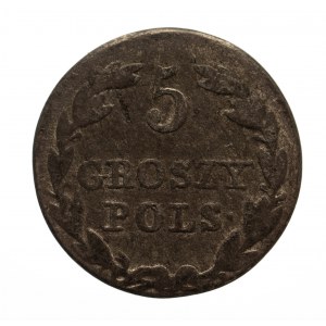 Królestwo Polskie, Mikołaj I 1825-1855, 5 groszy 1828 FH, Warszawa