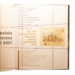 POCZTA POLSKA, PWPW, Księga znaczków pocztowych 2003.