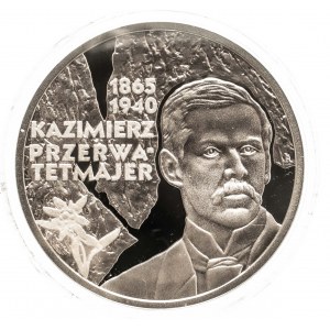 Polska, Rzeczpospolita od 1989, 10 złotych 2015, 150. rocznica urodzin Kazimierza Przerwy-Tetmajera.