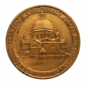 Polska, II RP 1919-1939, medal GOSTYŃ, Pamiątka koronacji obrazu 1928.