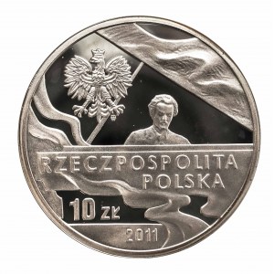 Polska, Rzeczpospolita od 1989, 10 złotych 2011, Ignacy Jan Paderewski.