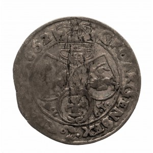 Polska, Jan II Kazimierz Waza 1649–1668, szóstak 1662 AC-PT, Lwów