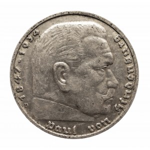 Niemcy, III Rzesza 1933-1945, 5 marek 1935 D, Hindenburg