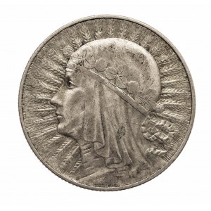 Polska, II Rzeczpospolita 1918-1939, 5 złotych 1933 głowa kobiety