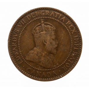 Kanada, Edward VII 1901–1910, 1 cent 1909