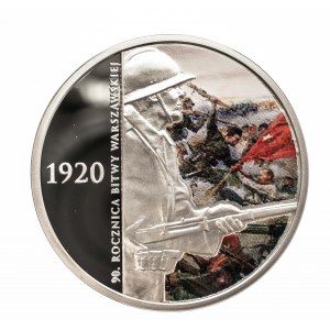 Polska, Rzeczpospolita Polska od 1989, 20 złotych 2010, 90. rocznica Bitwy Warszawskiej