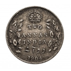 Indie, Edward VII 1901–1910, 2 Annas 1904, Bombaj