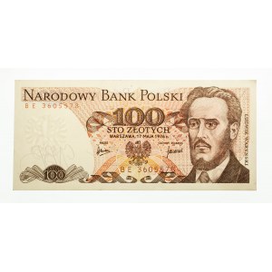 Polska, PRL 1944 - 1989, 100 ZŁOTYCH 17.05.1976, seria BE.