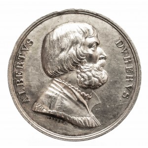 Niemcy, Norymberga, Wolne Miasto, medal z okazji 300-lecia śmierci Albrechta Dürera, 1828, srebro
