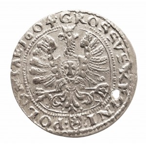 Polska, Zygmunt III Waza 1587-1632, grosz 1604, Kraków