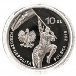 Polska, Rzeczpospolita od 1989, 10 złotych 2018, 100-lecie czynu zbrojnego Polonii amerykańskiej