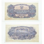 Polska, PRL 1944-1989, Reprodukcje Banknotów z 1944, odbite z oryginalnych klisz - Brak banknotu 2-złotowego, Warszawa 1974.