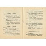 Związek Walki Czynnej Regulamin 1909