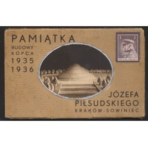 Zestaw pocztówek, Pamiątka Budowy Kopca J. Piłsudskiego
