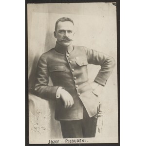 Józef Piłsudski, pocztówka fotograficzna, ca. 1915
