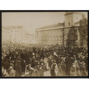 [Rada Regencyjna] uroczyste objęcie władzy, Zamek Królewski 1917