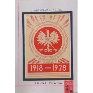 Plakieta okienna, Dziesięciolecie niepodległości 1918-1928