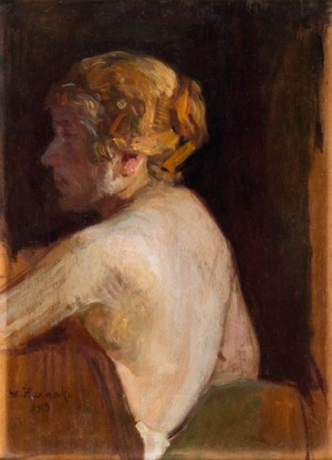 Stanisław Żarnecki, PORTRET ŻONY, 1915