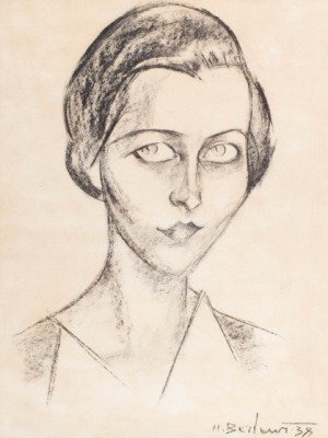 Henryk Berlewi, PORTRET KOBIETY, 1938